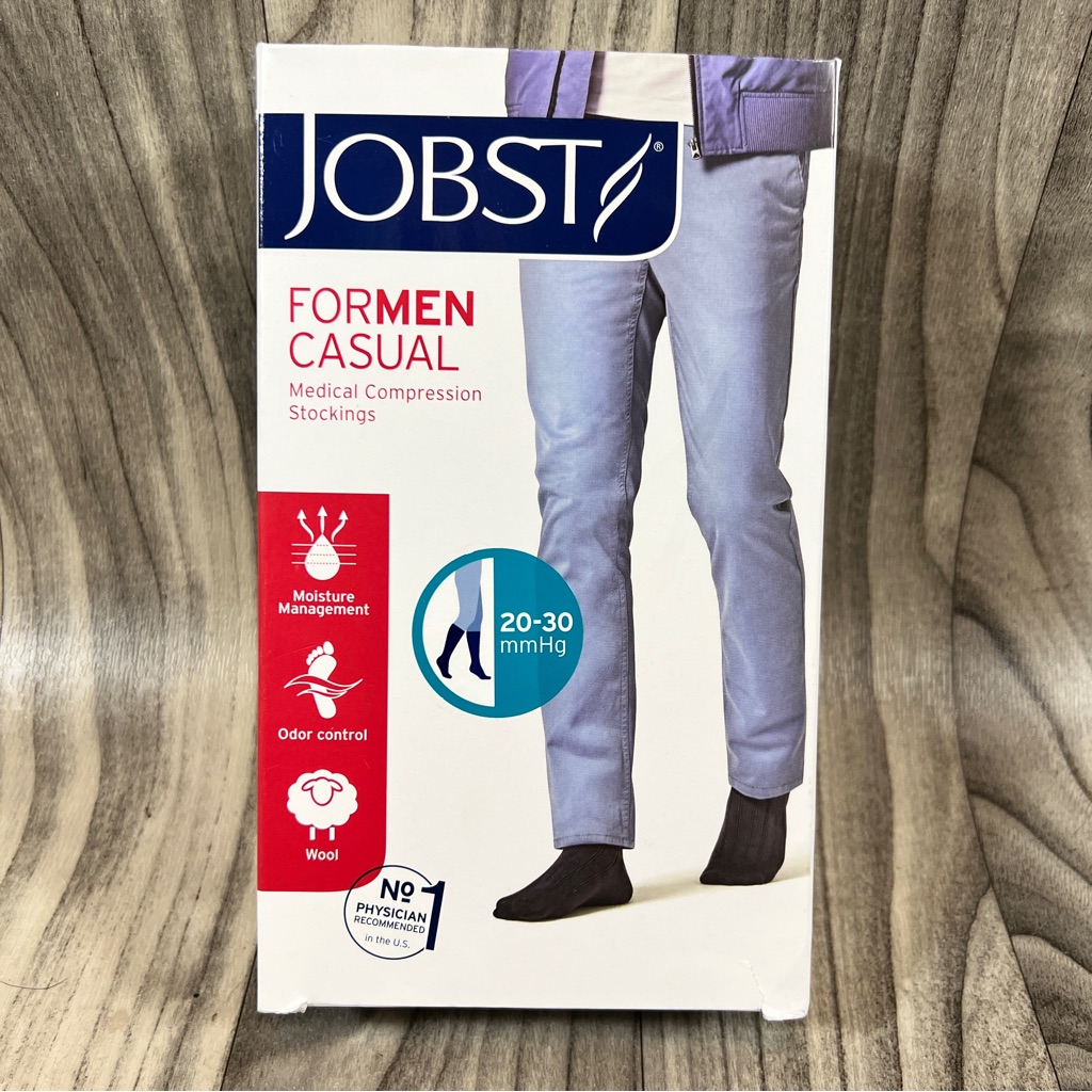 Jobst For Men Casual Medical Compression Socks 2030 Mmhg Knee High Black 113119